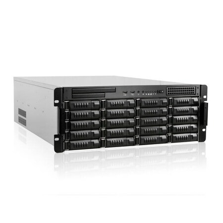 Istarusa E Storm No PS 4U 20-Bay Rackmount Server Chassis w/ Mini SAS Backplane E4M20